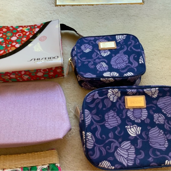 NICE LOT OF EMPTY DESIGNER MAKEUP AND COSMETIC BAGS POUCHES - Picture 9 of 11